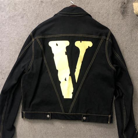 vlone jacket gold replica|vlone authentication.